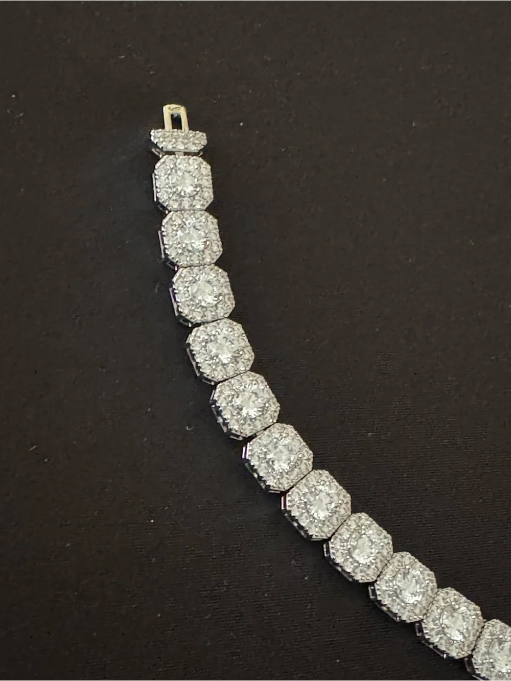 Moissanite VVs diamond bracelet 8”